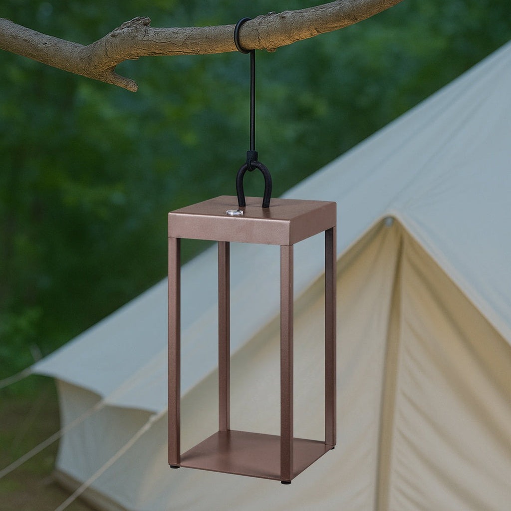 SOTRA LED Rechargeable Table Lamp - Brown