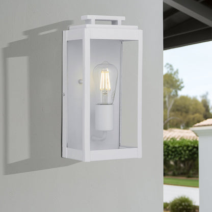 TRUMAN Single Exterior Wall Light - White