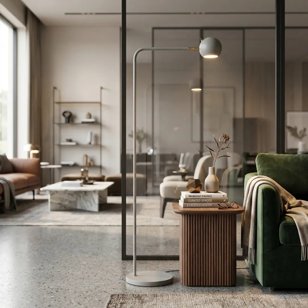 JEREMY Floor Lamp - Grey