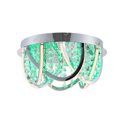 LUXIA 38CM Pendant Light Round - Chrome