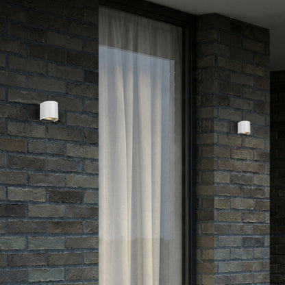 MIRO Single Exterior Wall Light - White