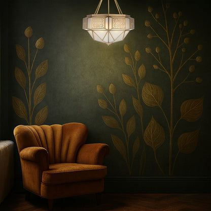 OVERTON Pendant Light CTC Ceiling Light -  Brass