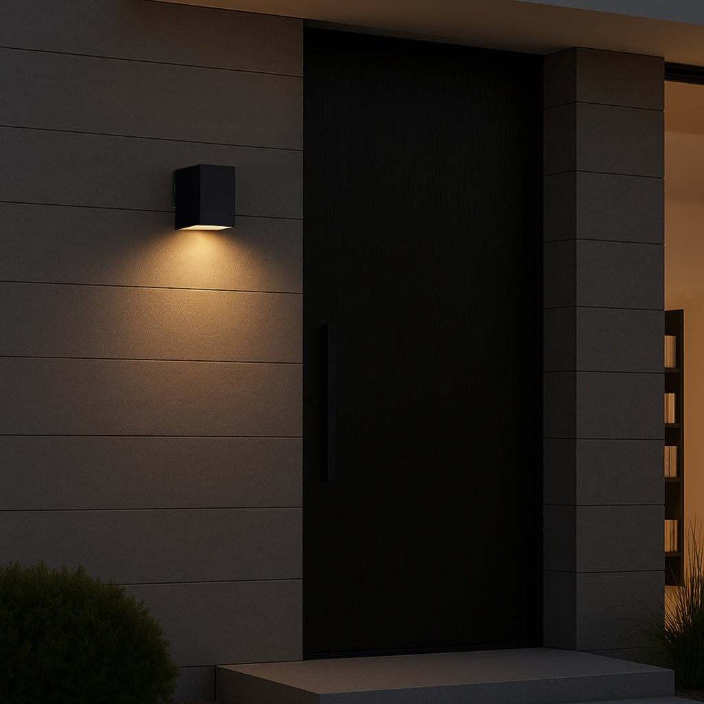 LORSA Single Exterior LED Wall Light - Black