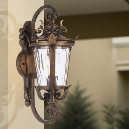 PEDRAL 23CM Exterior Wall Light Large - Bronze