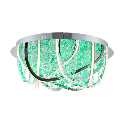 LUXIA 55CM Pendant Light Round - Chrome