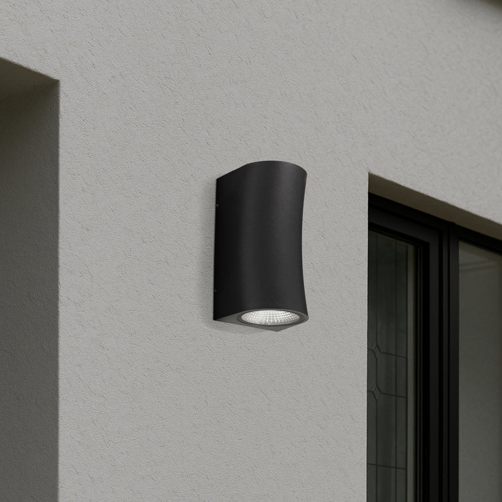 VITA UP-DOWN Exterior LED Wall Light - Black
