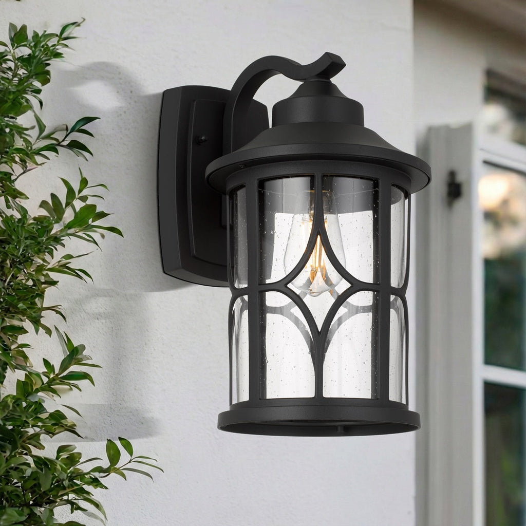 LENORE Exterior LED Wall Light Large-Black