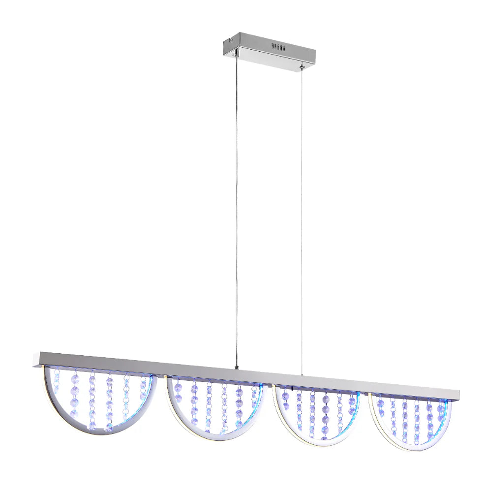 LUXIA 120CM Pendant Light - Chrome