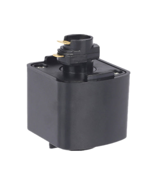 3 Wire 1 Circuit Universal Track Pendant Light Adaptor - Square Pendant Adaptor Hold Weight 5 Kg Max BLACK