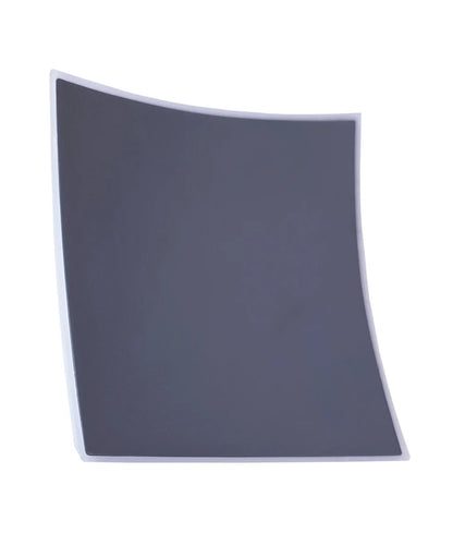 CRISTAL: LED Tri-CCT Exterior Curved Square Wall Lights IP65 - Dark Grey