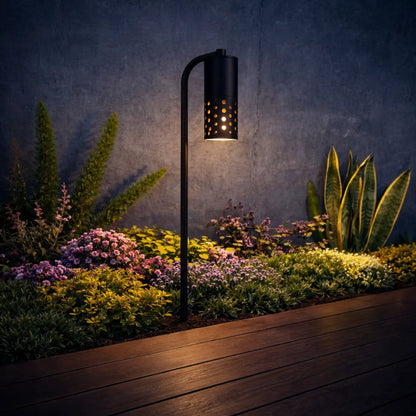 MANUS 24V MR16 Exterior LED Post Spike Light - Black