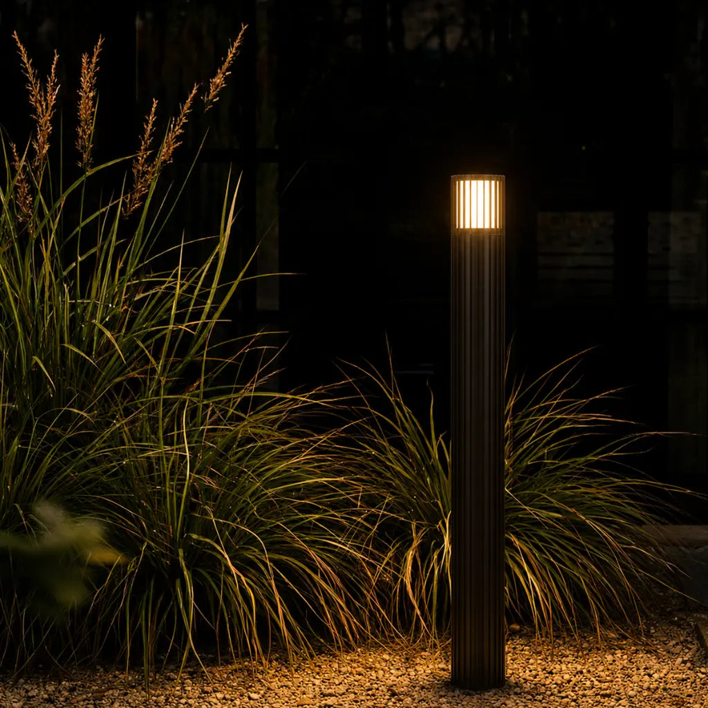 CASHEL Exterior Bollard Light - Black
