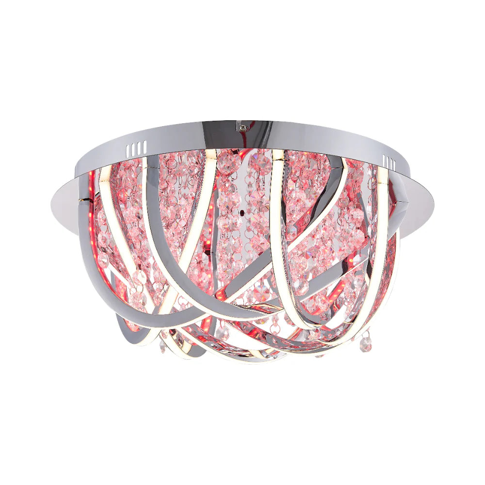 LUXIA 45CM Pendant Light Round - Chrome