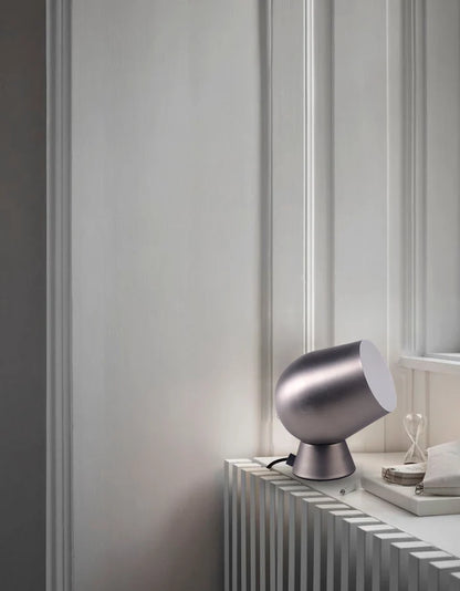 FOKUS: Touch On / Off Iron Table Lamps - Pewter