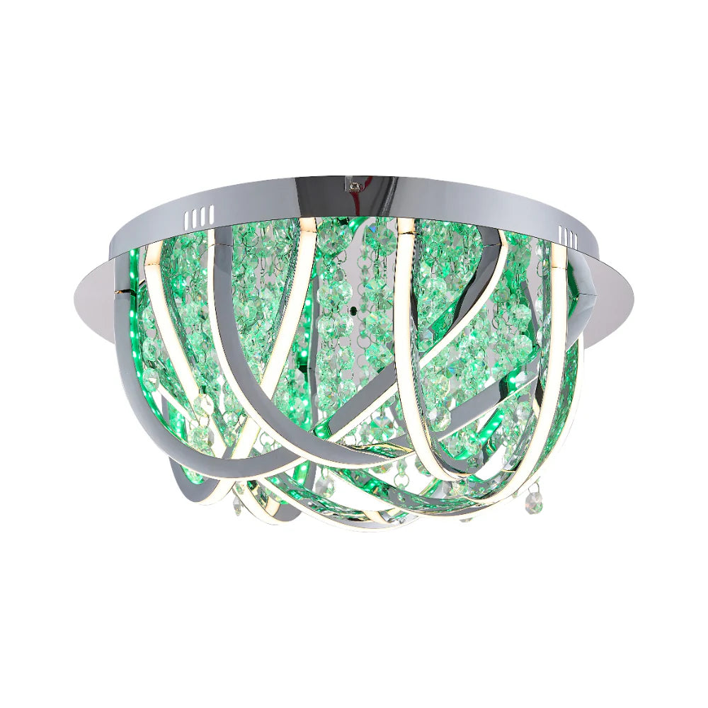 LUXIA 45CM Pendant Light Round - Chrome