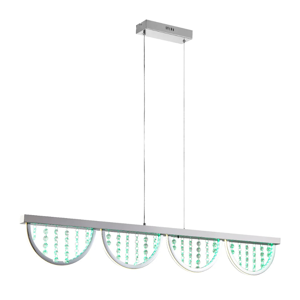 LUXIA 120CM Pendant Light - Chrome