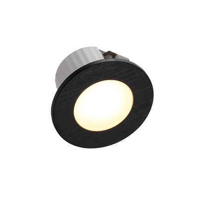 MAREN Round 3CCT LED Stair Wall Light Multi Colour - Black