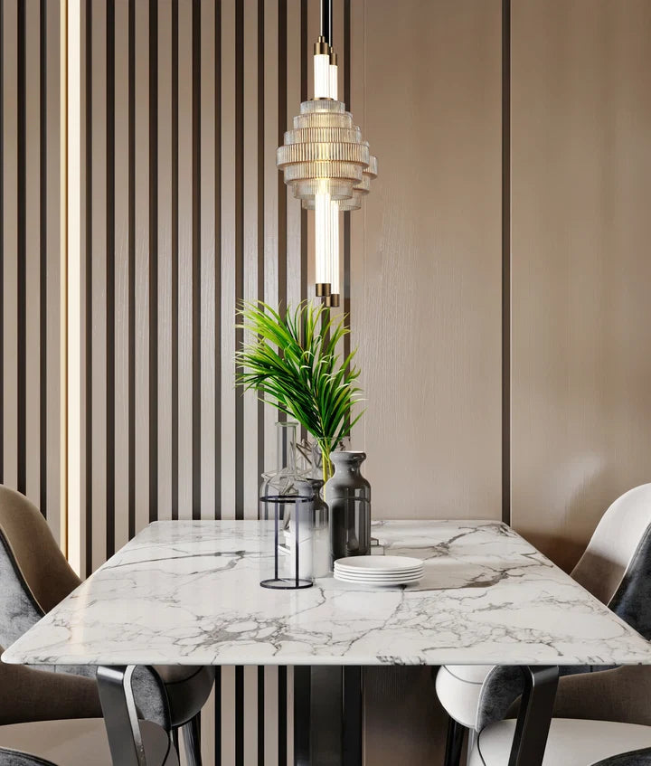 WAND: Interior LED Tri-CCT Spinning Top Pendant Lights IP20 - Amber