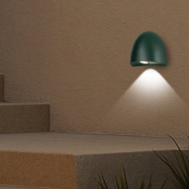 JORA 24V Exterior LED Step Wall Light - Green