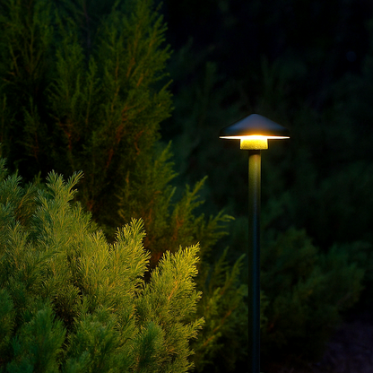 SCAPE 24V Exterior LED Post Spike Light - Green