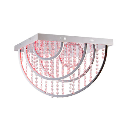 LUXIA 55CM Pendant Light Square - Chrome