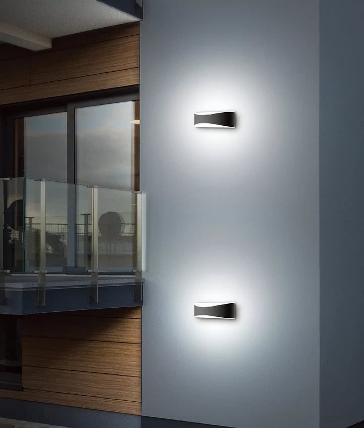 APIS: LED Exterior Surface Mounted Up/Down Wall Lights IP65