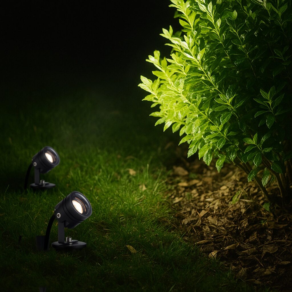 RILTO 24V Exterior LED Spike Spotlight - Black