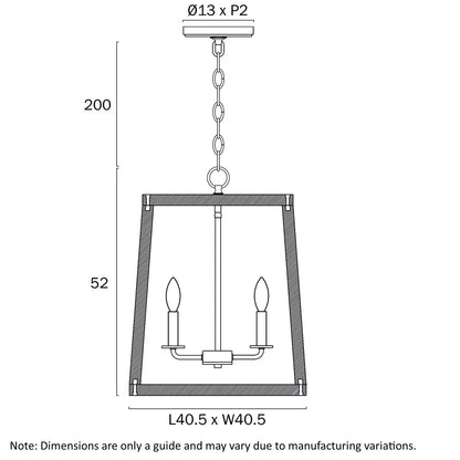 DALTON 4 Pendant Light