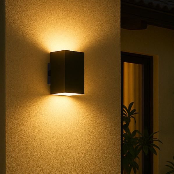 LORSA Up-Down Exterior LED Wall Light - Black