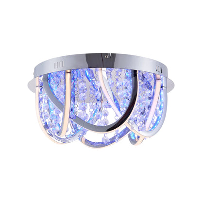 LUXIA 38CM Pendant Light Round - Chrome