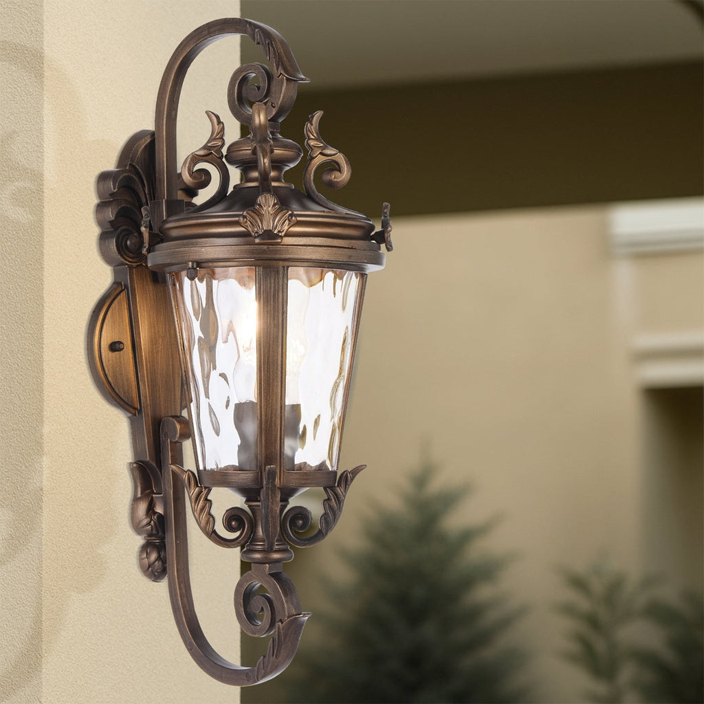 PEDRAL 18CM Exterior Wall Light Small - Bronze