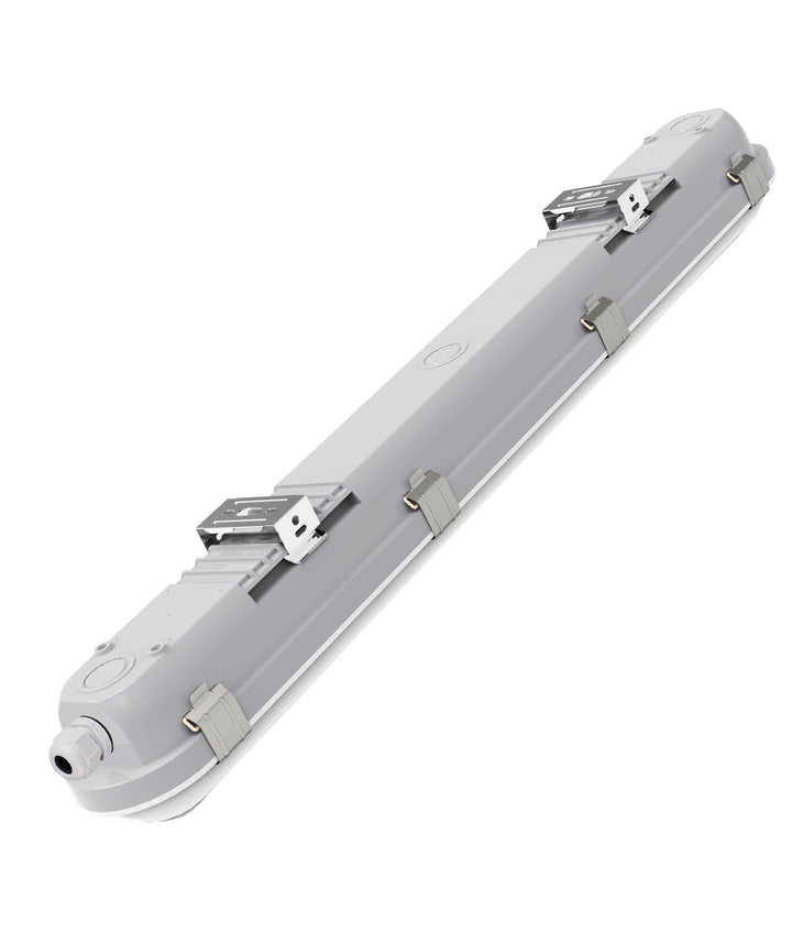 SHIELDTRI: Exterior LED Waterproof Dual Power & Tri-CCT Battens IP65 IK08 - 9W / 18W