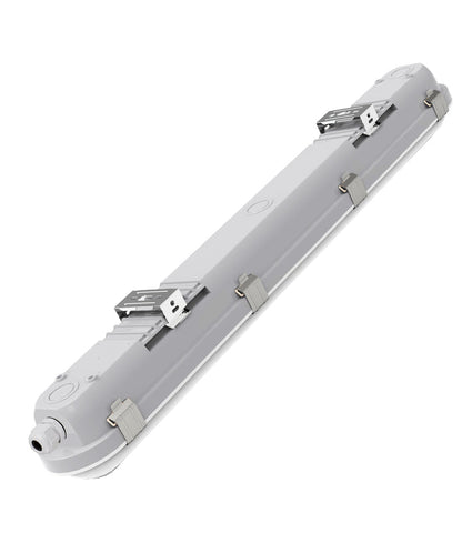 SHIELDTRI: Exterior LED Waterproof Dual Power & Tri-CCT Battens IP65 IK08 - 9W / 18W