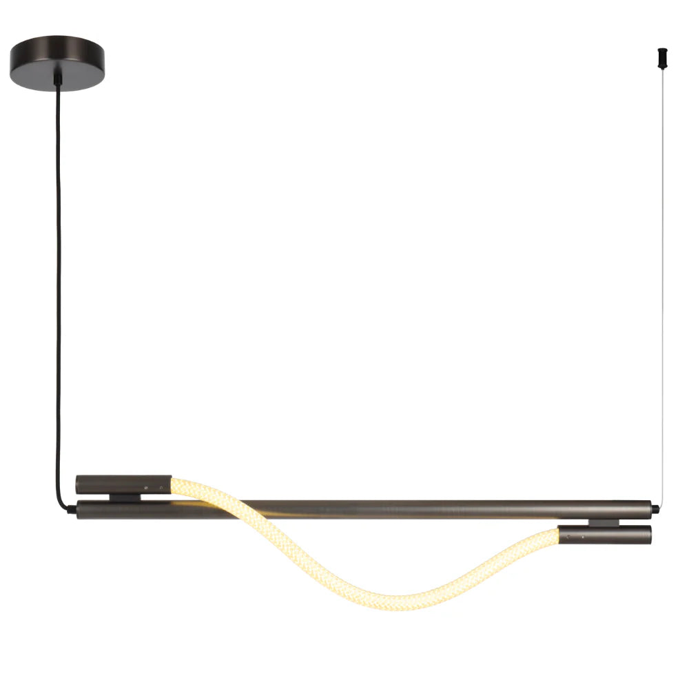 TAFT 75CM LED Pendant Light - Gun Metal