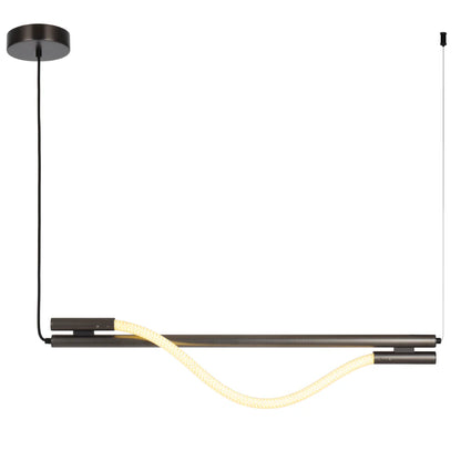 TAFT 75CM LED Pendant Light - Gun Metal