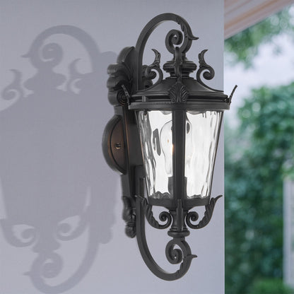 PEDRAL 23CM Exterior Wall Light Large - Black
