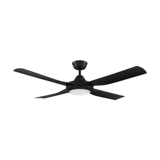 Eglo 52" Bondi AC Ceiling Fan w/ LED Light In Black