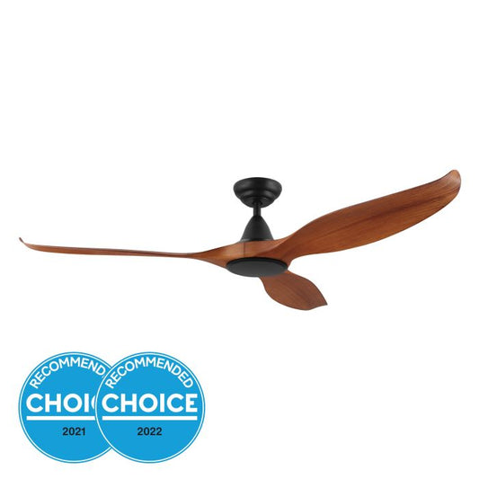 60" Noosa DC Ceiling Fan-Teak