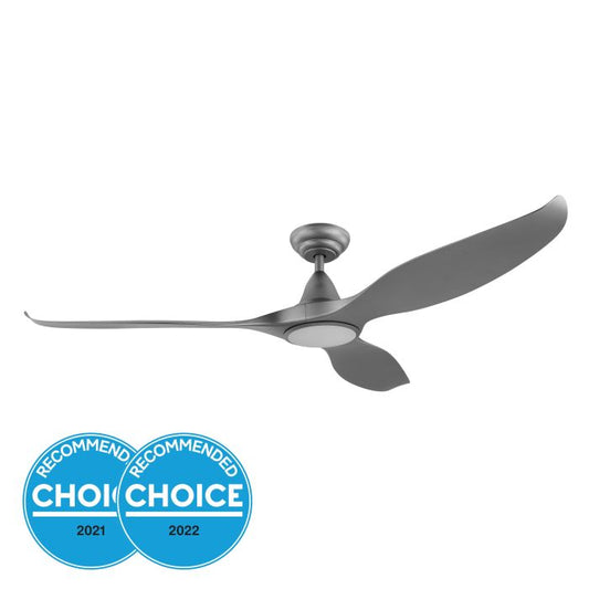 Eglo 60" Noosa DC Ceiling Fan With Light- Titanium