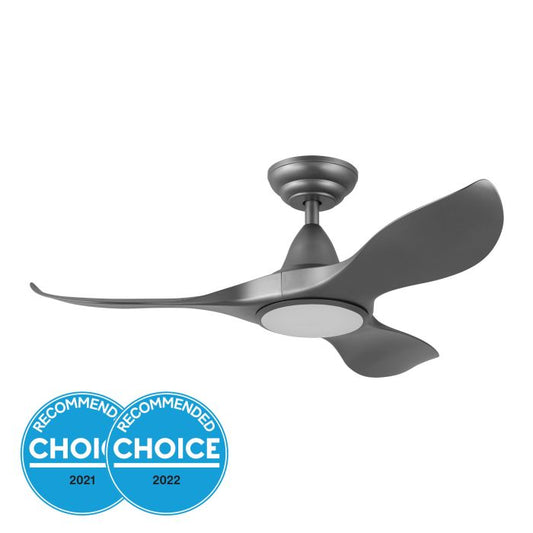 Eglo 40" Noosa DC Ceiling Fan With Light- Titanium