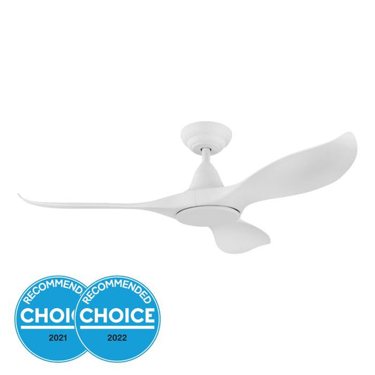Eglo 46" Noosa DC Ceiling Fan- White Matt