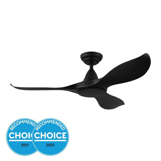 Eglo 46" Noosa DC Ceiling Fan- Black Matt