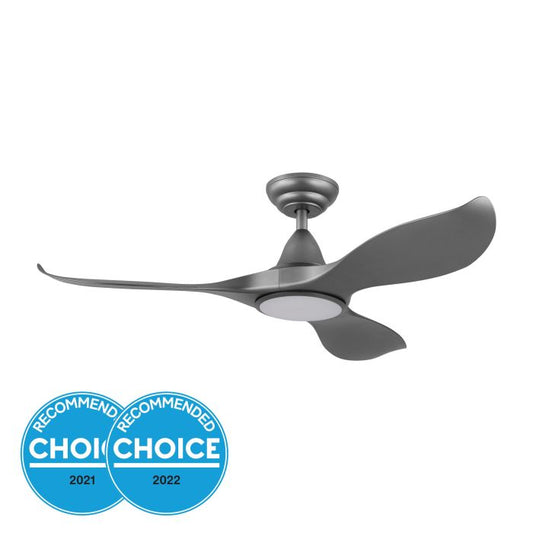 Eglo 46" Noosa DC Ceiling Fan With Light-Titanium