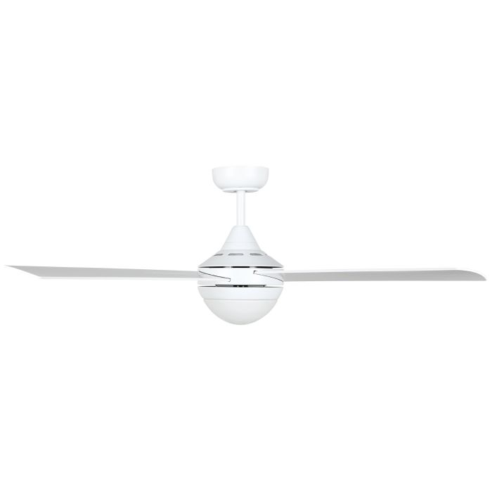 48" Stradbroke DC Ceiling Fan With Light- White Matt