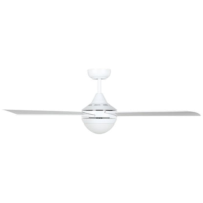 48" Stradbroke DC Ceiling Fan With Light- White Matt