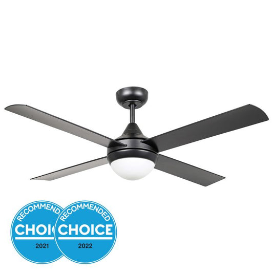 Eglo 48" Stradbroke DC Ceiling Fan- Black Matt