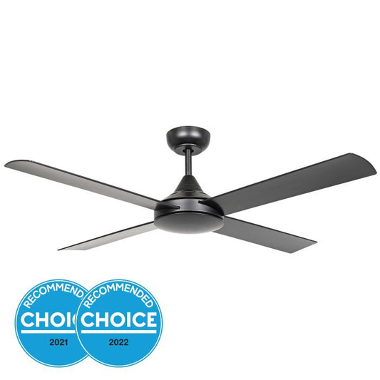 48" Stradbroke DC Ceiling Fan- Black Matt