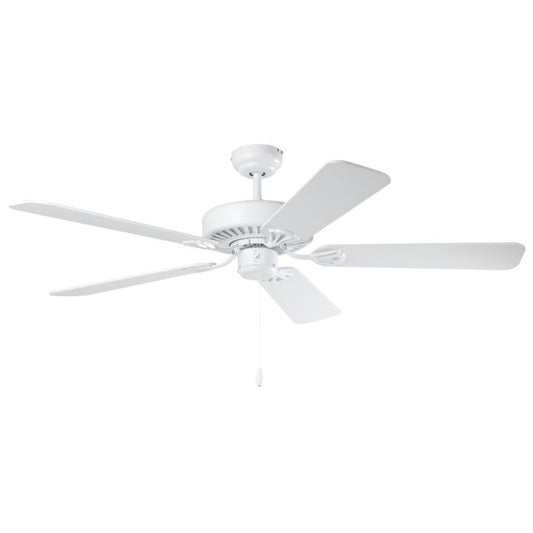 52" Waikiki AC Ceiling Fan-Matt White