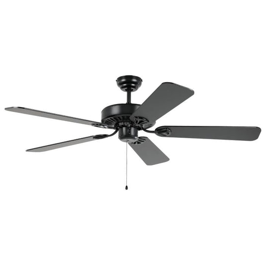 52" Waikiki AC Ceiling Fan- Black Matt