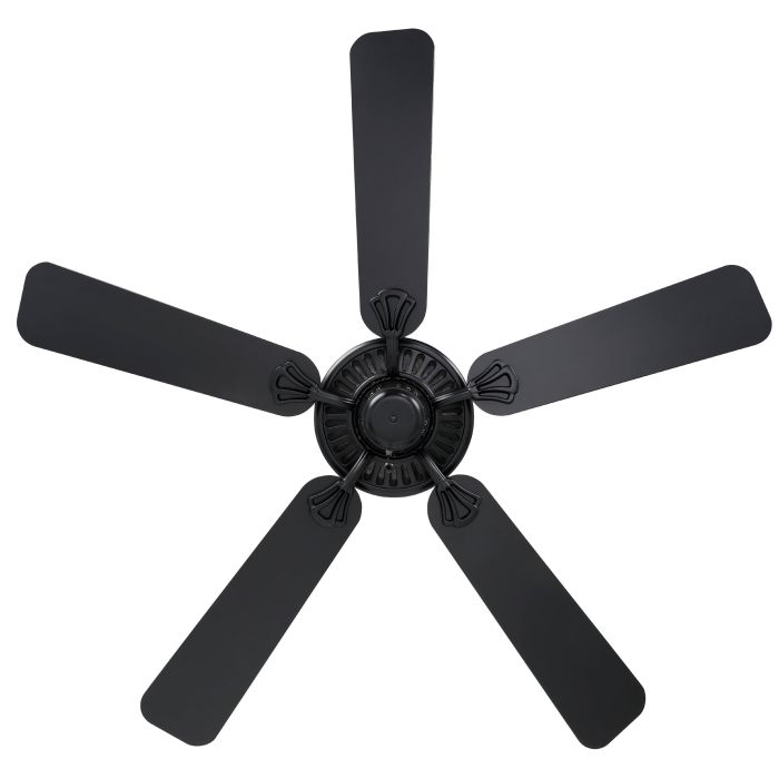52" Waikiki AC Ceiling Fan- Black Matt